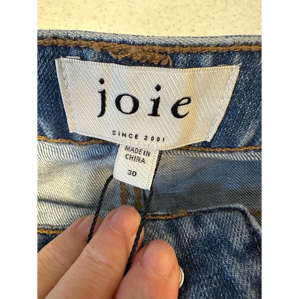 NEW Joie Boyfriend Relaxed Fit Distressed Jeans | Size 30 Crop Fit Boho B3 - Picture 5 of 7